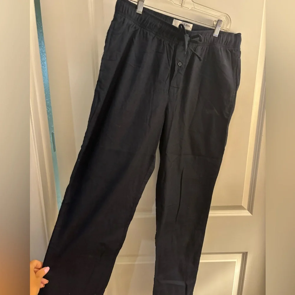 Men's Goodfellow & Co Navy Drawstring pajama / lounge Pants Sz S New